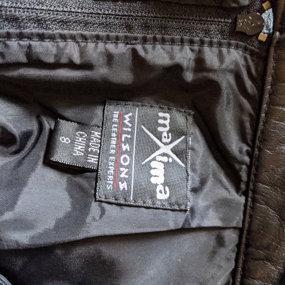 Wilson's Leather Maxima leather skirt - Picture 6 of 8